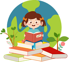 A-卡通人物图书 连接孩童与世界的桥梁